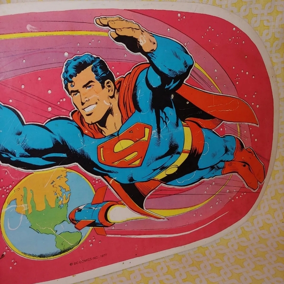 ❎SOLD❎ Rare! Vintage 70s Superman Comic Placemats - Picture 3 of 12